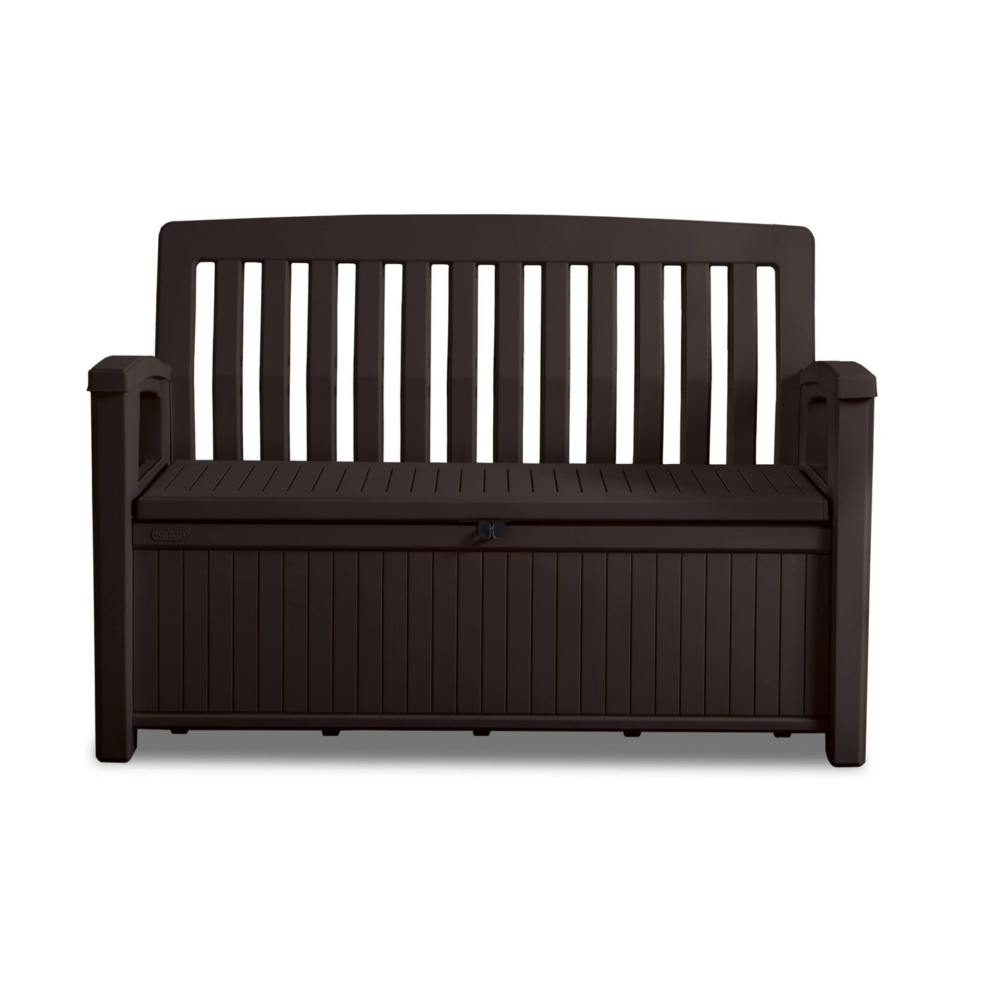 2026 Nuevo 60 Gallon Patio Storage Bench – Brown
