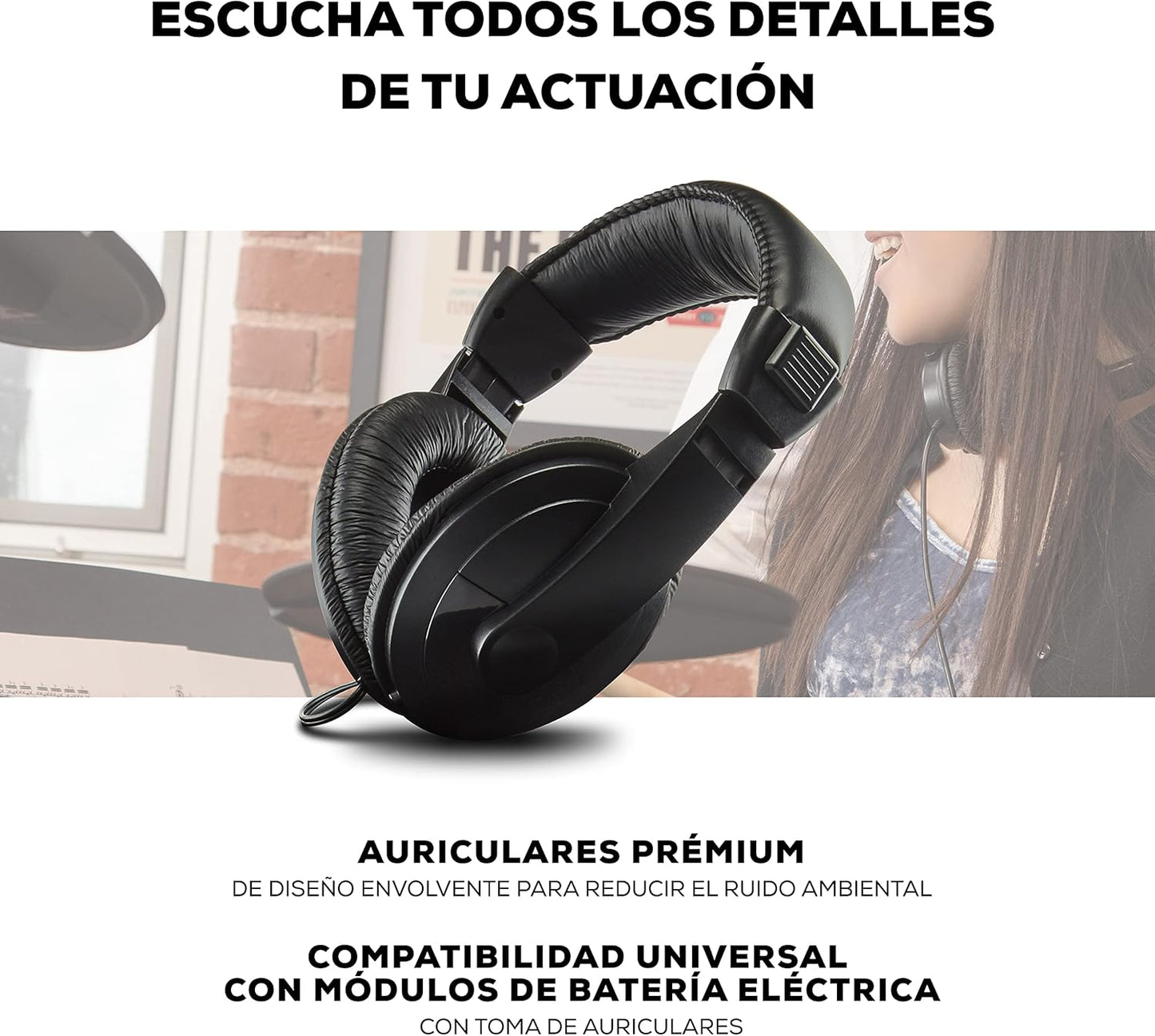2026 Alesis Nitro Max Kit Batería Electrónica con Parches Silenciosos de Malla, Caja de Doble Zona de 10", Bluetooth, 440+ Sonidos Auténticos, Lecciones Drumeo, USB MIDI, Pedal de Bombo