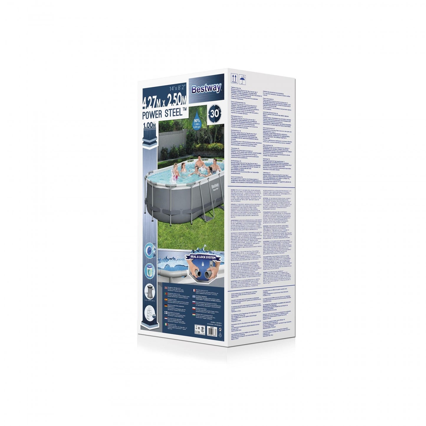 2026 Piscina Tubular Oval 427x250x100 cm