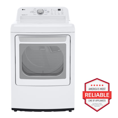 2026 Nuevo secador de gas LG 7.3 cu. ft. con secado por sensor, color blanco