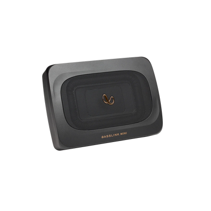 2026 Nuevo Infinity BassLink MINI serie BassLink subwoofer activo bajo asiento 6x8 pulgadas color titanio