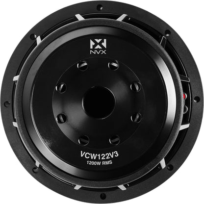 2026 Nuevo VCW122 Version 3 VCW122v3 Subwoofer de 12 pulgadas serie VC dual 2 ohmios 2400W pico 1200W RMS