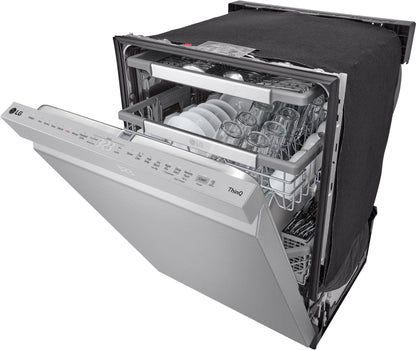 2026 Nuevo lavavajillas empotrable inteligente de 24 pulgadas con control superior, cuba de acero inoxidable, tercera rejilla, QuadWash Pro y nivel de ruido de 42 dBA en acero inoxidable