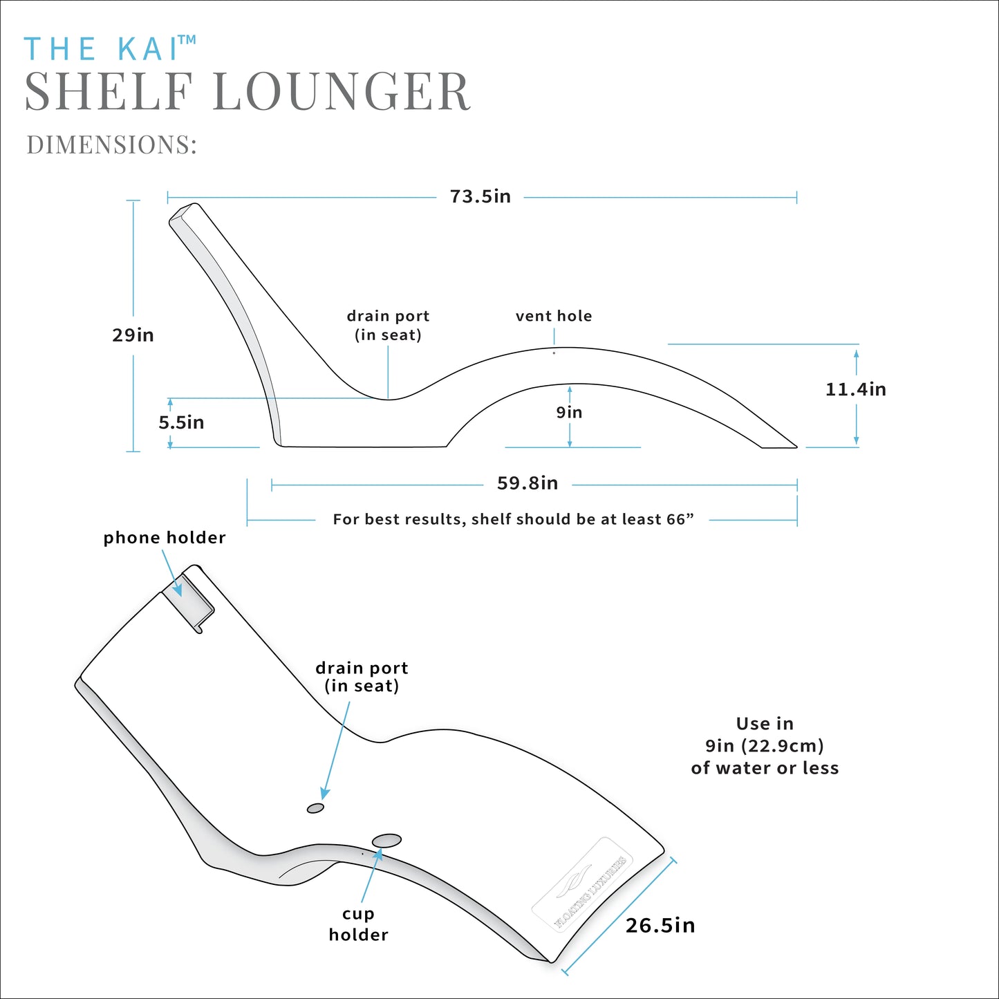 2026 Nuevo Kai Shelf Lounger, blanco (set de dos) - silla de descanso de lujo para piscina