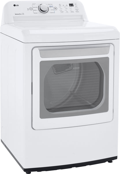 2026 Nuevo secador de gas LG 7.3 cu. ft. con secado por sensor, color blanco