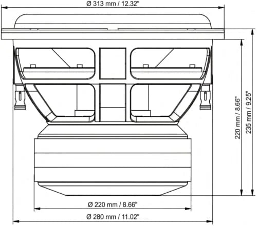 2026 Nuevo paquete de subwoofer Deaf Bonce para audio de coche de 12 pulgadas 2 ohmios Avatar STU-1246D2 con amplificador monobloque