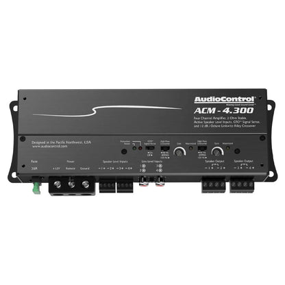 2026 Nuevo AudioControl ACM-4.300, Amplificador micro clase D serie ACM de 4 canales, 300 Watts