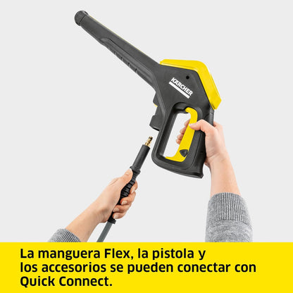 2026 Kärcher Hidrolimpiadora K 4 Power Control, presión: 130 bar, caudal: 420 l/h, rendimiento: 30 m²/h, filtro de agua, 11,5 kg, pistola y manguera de alta presión, boquilla turbo, lanza pulverizadora