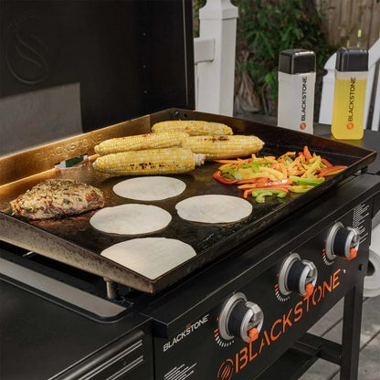 2026 Nuevo plancha Blackstone de 28 pulgadas 2080 con tapa modelo XL parrilla exterior de 3 quemadores con accesorios, condimento, guantes y paño Wholesalehome