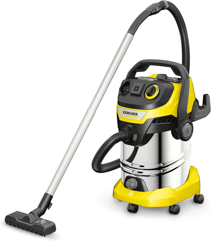 2026 Kärcher Aspirador en Seco y Húmedo WD 6 P S V-30/6/22/T,filtro cartucho,filtro fieltro, 1300 W,depósito: 30l, manguera aspiración: 2m y almacenamiento manguera, función soplado,boquilla suelo y ranura