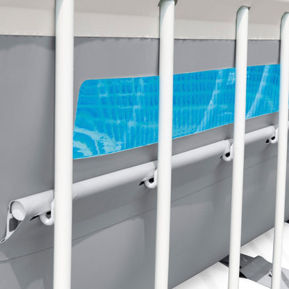 2026 PACK PISCINA DESMONTABLE RECTANGULAR CLEARVIEW 4 METROS 4 ACCESORIOS Y 4 HINCHABLES