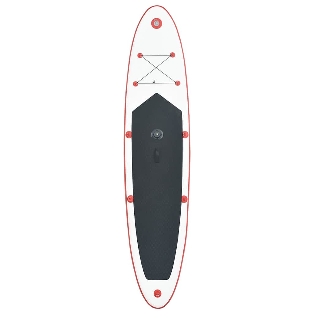 2026 Tabla de paddle surf inflable con vela roja y blanca v9776