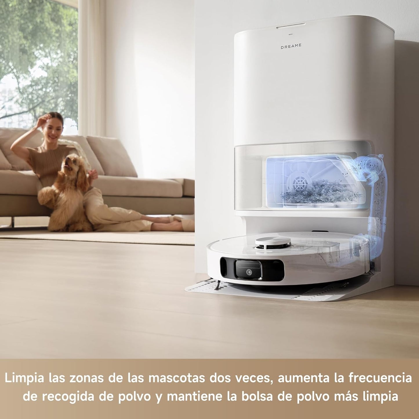 2026 DREAME L10s Ultra Gen 2 Robot Aspirador y Fregasuelos con RoboSwing MopExtend, 10000 Pa, Modo para Mascotas, Estación Base Automática, 32 Ajustes de Nivel de Agua, Limpieza de Alfombras Versátil