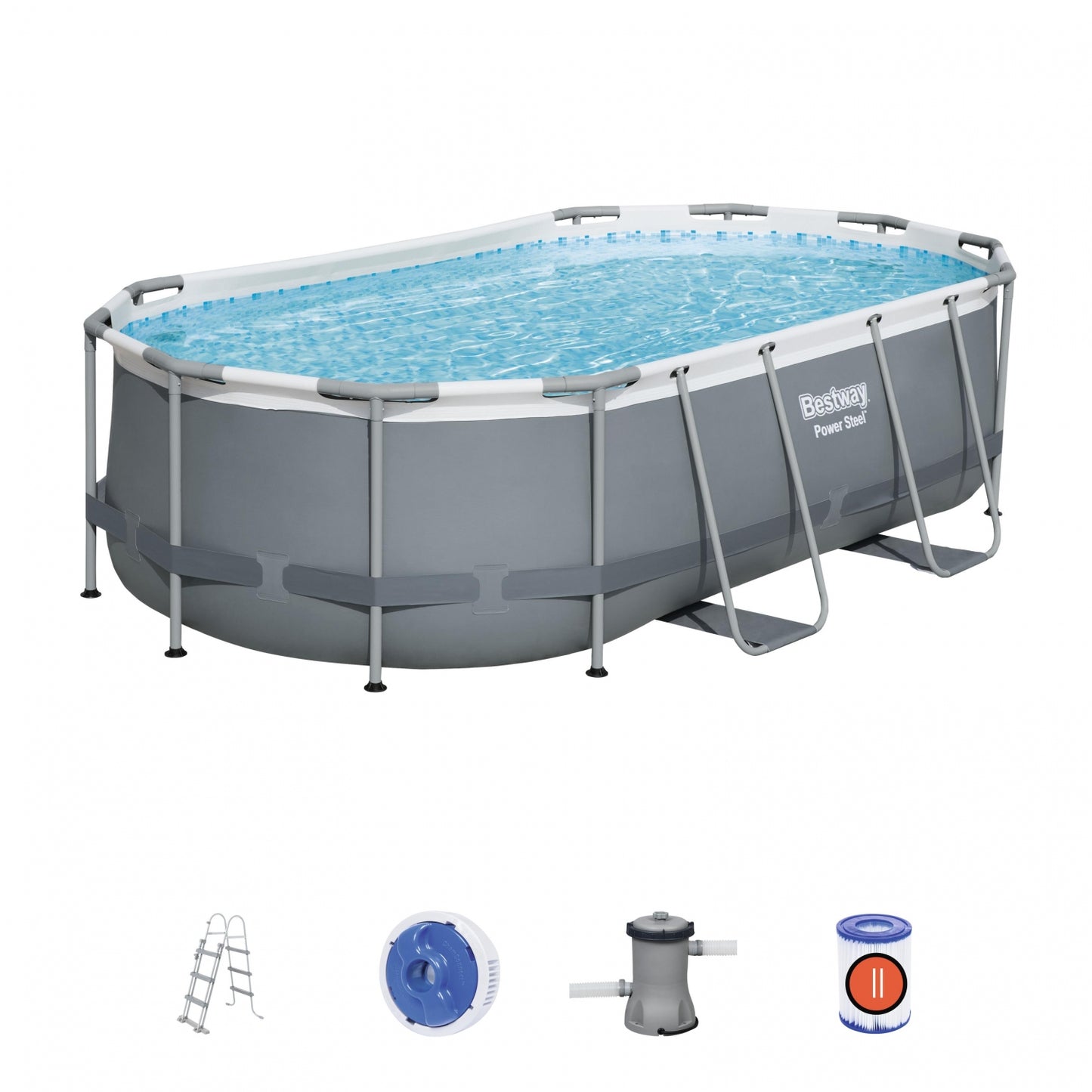 2026 Piscina Tubular Oval 427x250x100 cm