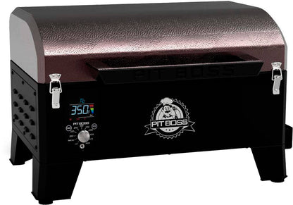 2026 Nuevo parrilla de pellets portátil de mesa con acabado caoba