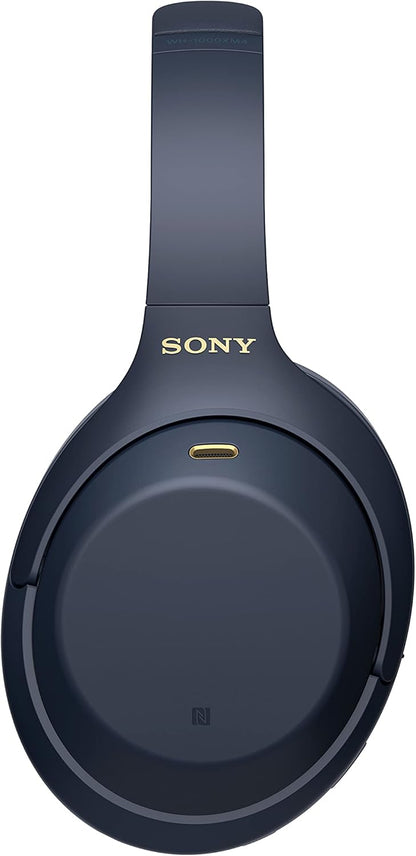 2026 Sony WH1000XM4L.CE7 Auriculares inalámbricos circumaurales con cancelación de Ruido, Autonomía de 30 Horas, para Alexa, Siri y Asistente de Google con micrófono, Color Azul (Midnight Blue)
