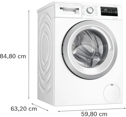 2026 BOSCH WAN28K23 Lavadora Serie 4, carga frontal, capacidad 8 kg, 1400 rpm, EcoSilence Drive: lavado silencioso y eficiente, Hygiene Plus, Speed Perfect, blanco, 60 cm, Edición exclusiva Amazon