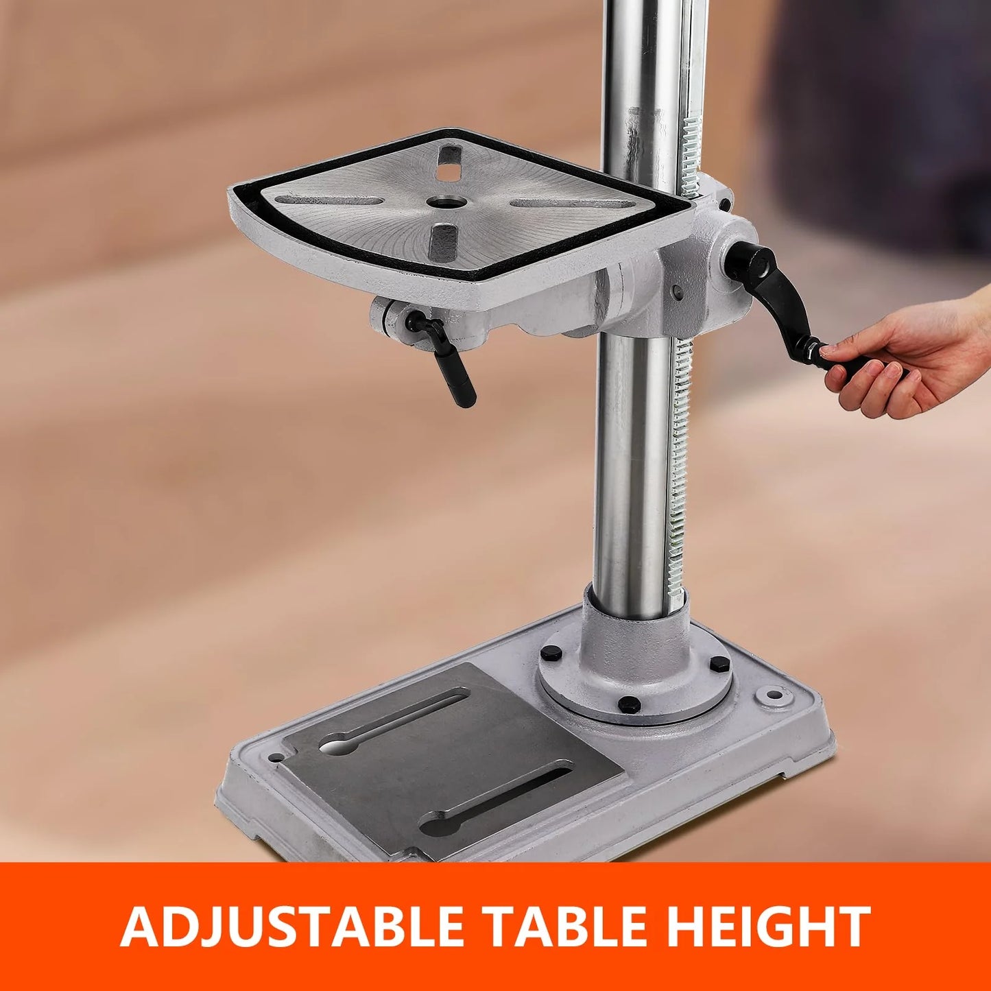 2026 Nuevo taladro de columna de 15 pulgadas con base de piso 7.5 amperios 120V con protección de seguridad