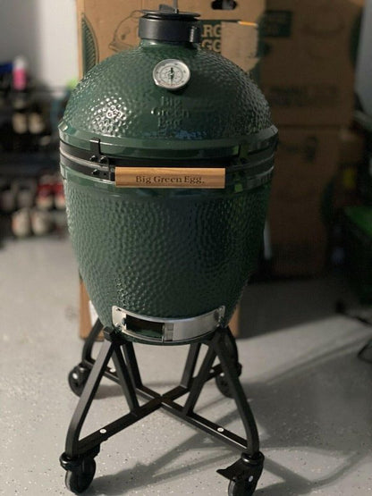 2026 Nuevo parrilla ahumador tipo kamado verde con nuevos accesorios