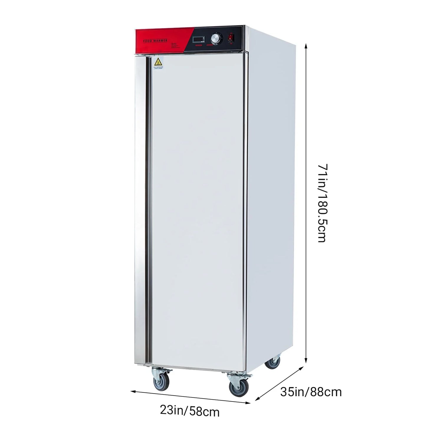 2026 Nuevo armario calentador de alimentos comercial Garvee tipo Hot Box de 16 niveles en acero inoxidable 1850W