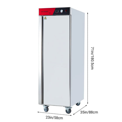 2026 Nuevo armario calentador de alimentos comercial Garvee tipo Hot Box de 16 niveles en acero inoxidable 1850W