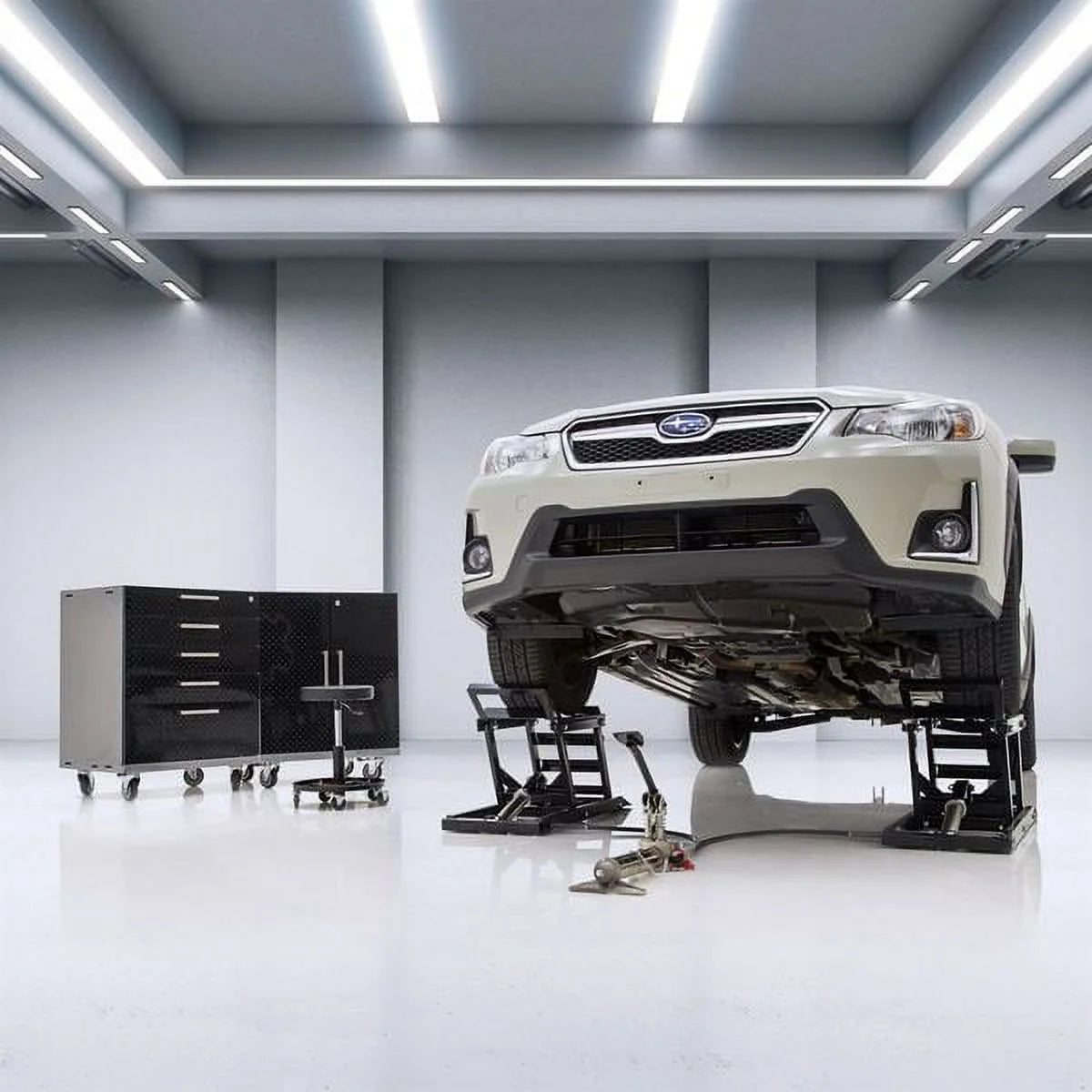 2026 Nuevo elevador hidráulico para automóvil Black Widow con rampas capacidad 3,000 lb por par