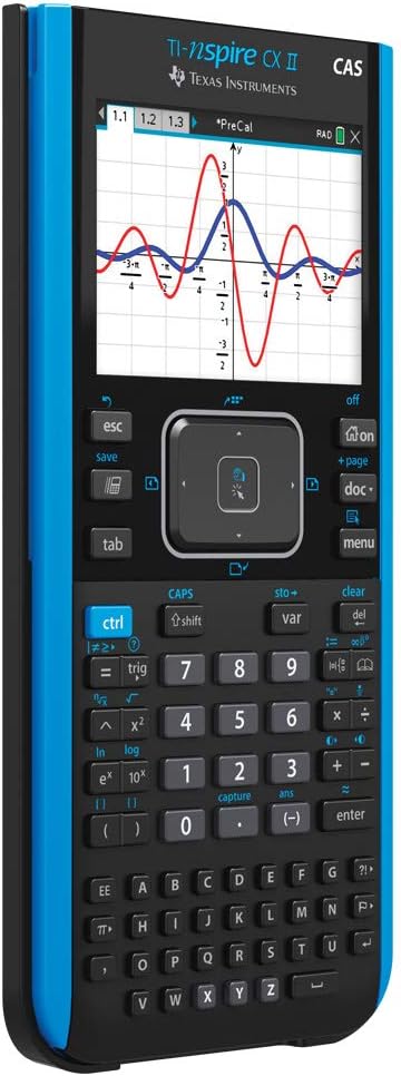2026 Nuevo calculadora gráfica a color con sistema CAS TI-Nspire CX II con software para estudiante (PC/Mac) 320 x 240 píxeles (3,2 pulgadas en diagonal)