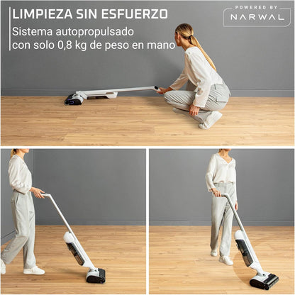 2026 X-Clean 10 de Rowenta, Fregona Eléctrica Sin Cable con Tecnología Wet & Dry, Autolimpieza y Secado Automático, tecnología Dual Edge, gran autonomía, GZ7540WO