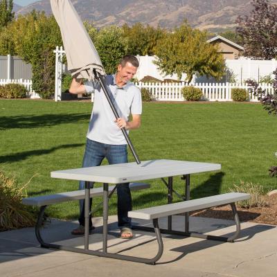 2026 Nueva mesa de picnic plegable clásica de 6 pies 48