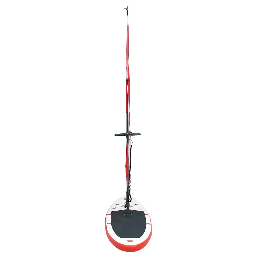 2026 Tabla de paddle surf inflable con vela roja y blanca v9776