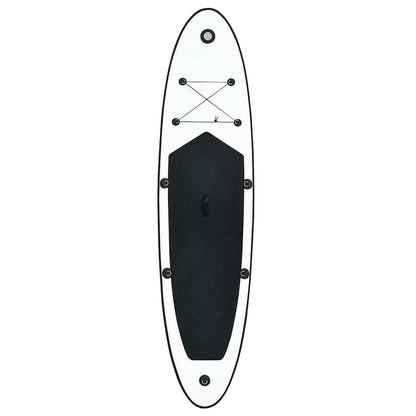 2026 Juego de tabla de paddle surf hinchable blanco y negro v7909