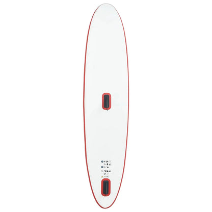 2026 Tabla de paddle surf inflable con vela roja y blanca v9776