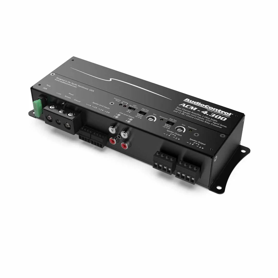 2026 Nuevo AudioControl ACM-4.300, Amplificador micro clase D serie ACM de 4 canales, 300 Watts