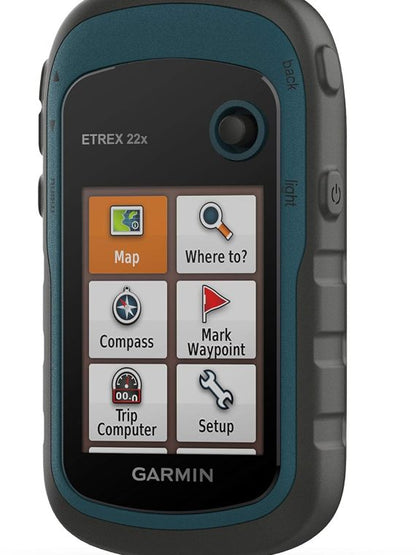 2026 Nuevo Garmin 010-02256-00 eTrex 22x navegador GPS portátil resistente color negro/azul marino