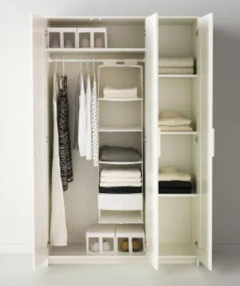 2026 IKEA Clóset con 3 puertas BRIMNES, blanco, 117x190 cm
