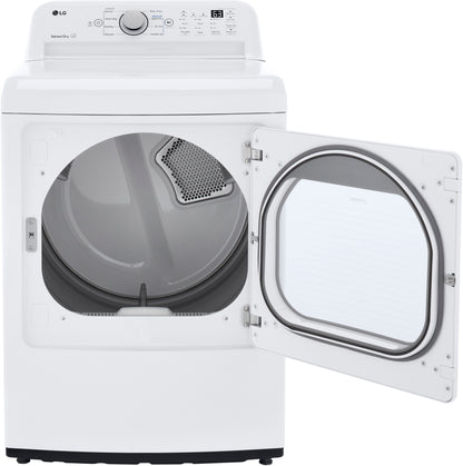 2026 Nuevo secador de gas LG 7.3 cu. ft. con secado por sensor, color blanco