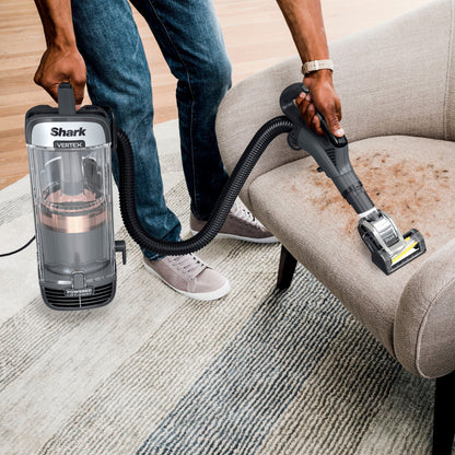 2026 Nuevo aspirador vertical con tecnología DuoClean PowerFin, sistema Powered Lift-Away y cepillo autolimpiante, acabado en color rosa dorado