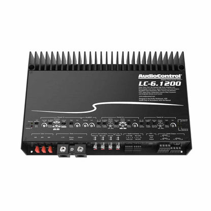 2026 Nuevo AudioControl LC-6.1200 amplificador de 6 canales clase D con AccuBass potencia 1200W