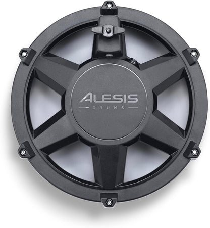2026 Alesis Nitro Max Kit Batería Electrónica con Parches Silenciosos de Malla, Caja de Doble Zona de 10", Bluetooth, 440+ Sonidos Auténticos, Lecciones Drumeo, USB MIDI, Pedal de Bombo