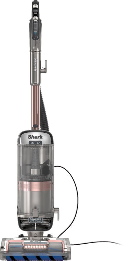 2026 Nuevo aspirador vertical con tecnología DuoClean PowerFin, sistema Powered Lift-Away y cepillo autolimpiante, acabado en color rosa dorado