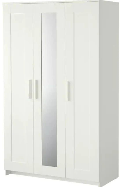 2026 IKEA Clóset con 3 puertas BRIMNES, blanco, 117x190 cm