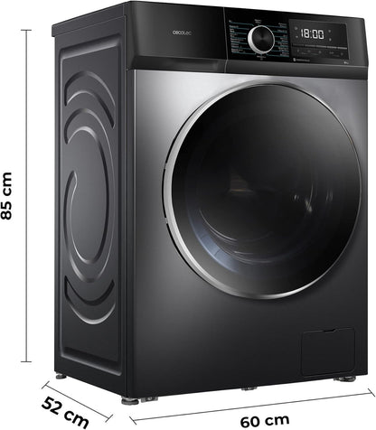 2026 Lavadora 8Kg Carga Frontal Bolero Dresscode 8500 Inverter Steel A. 1900W, 1400 rpm, Motor Inverter Plus, Bajo Consumo, 16 Programas, SteamMax, Delay Start, Acero