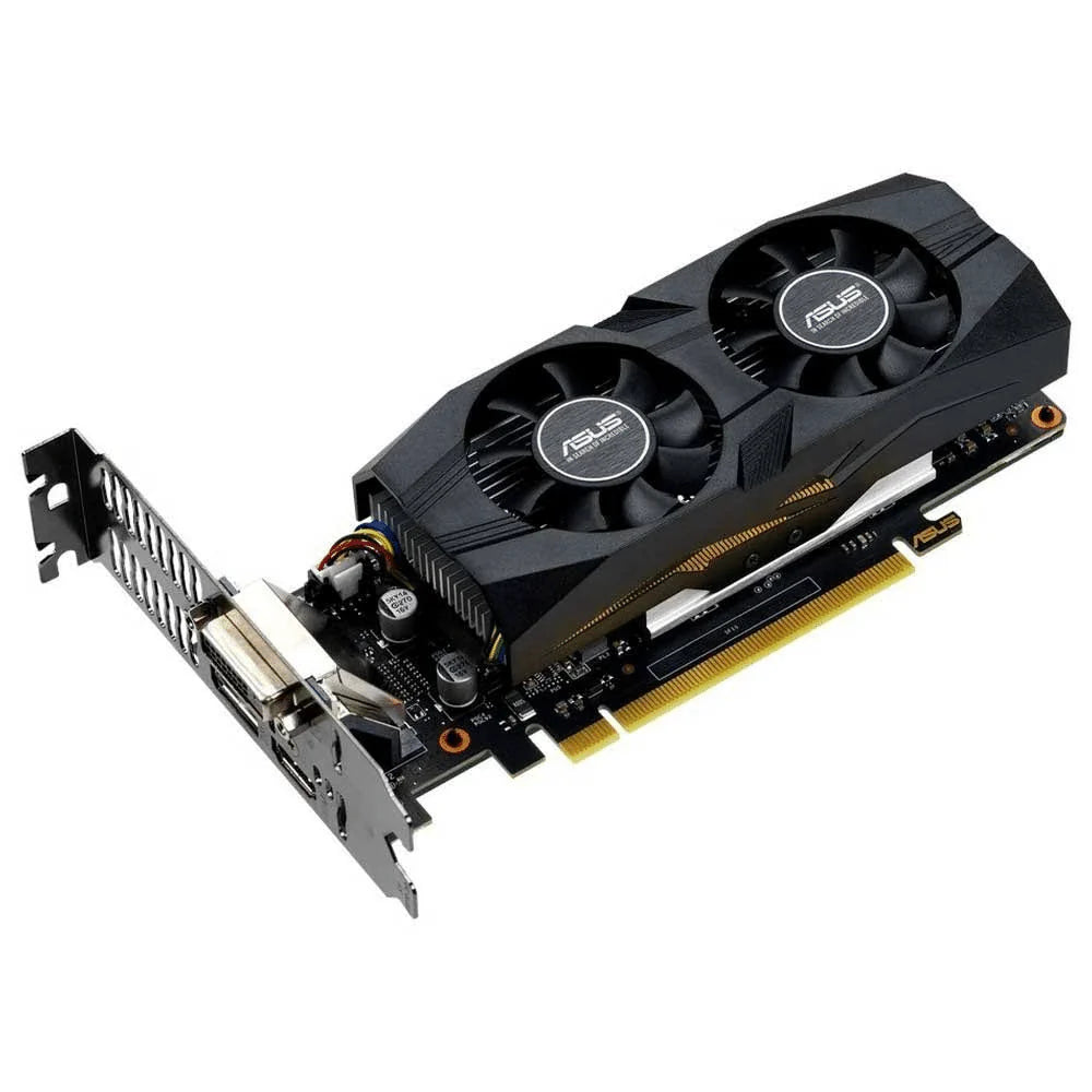 2026 Nuevo ASUS GeForce GTX 1650 perfil bajo 4 GB GDDR5 tarjeta gráfica (GTX1650-O4G-LP-BRK)