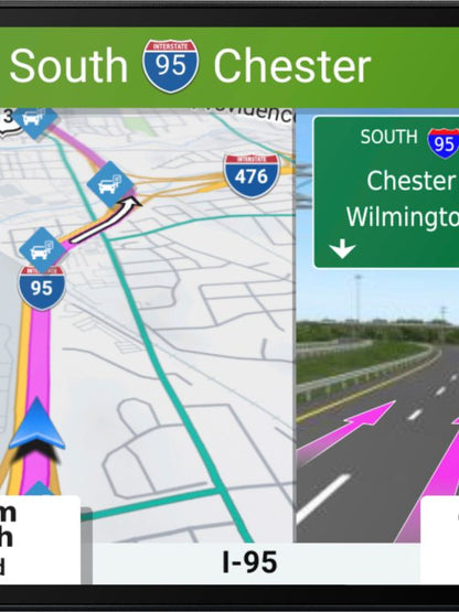2026 Nuevo sistema de navegación GPS Garmin DriveSmart 76 de 7 pulgadas con Bluetooth integrado, actualizaciones de mapas y tráfico en tiempo real, color negro