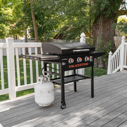 2026 Nuevo plancha Blackstone de 28 pulgadas 2080 con tapa modelo XL parrilla exterior de 3 quemadores con accesorios, condimento, guantes y paño Wholesalehome