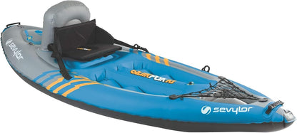 2026 Nuevo Sevylor QuickPak K1 kayak inflable para 1 persona sistema mochila con armado rápido