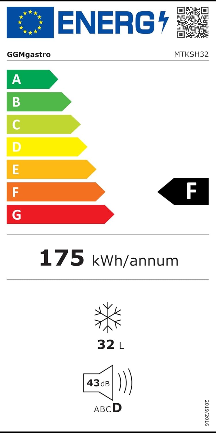 2026 Mini Congelador, Pequeño Congelador Vertical, 31L, -14℃ a -20℃, Negro, Temperatura Regulable, Silenciosos para Hogares, Oficinas