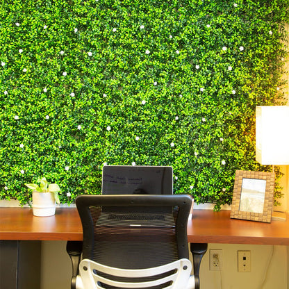 2026 Nuevo Gardenia Garden Wall - Panel de pared vegetal artificial