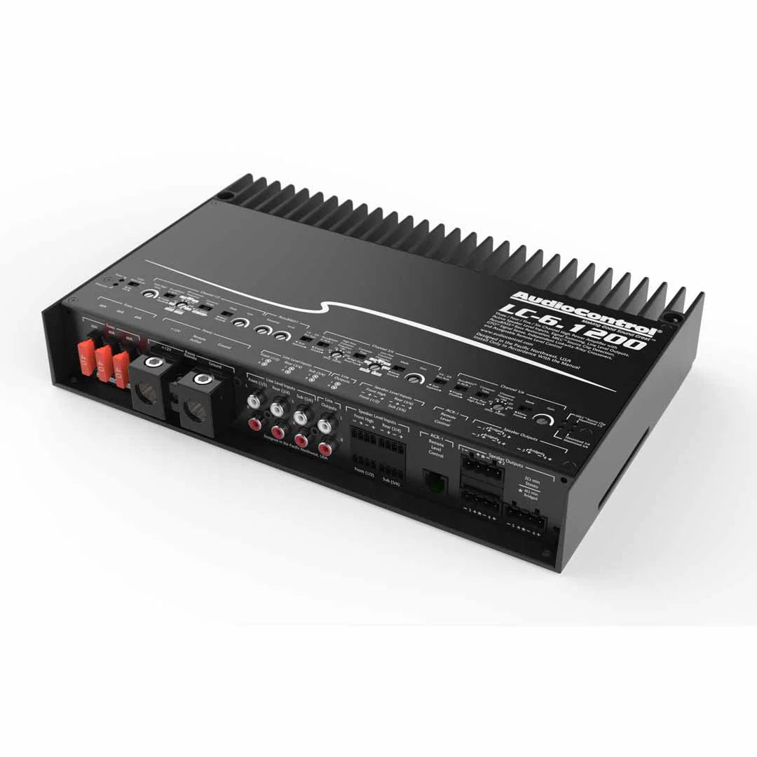 2026 Nuevo AudioControl LC-6.1200 amplificador de 6 canales clase D con AccuBass potencia 1200W