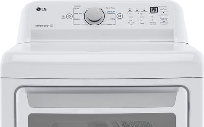 2026 Nuevo secador de gas LG 7.3 cu. ft. con secado por sensor, color blanco